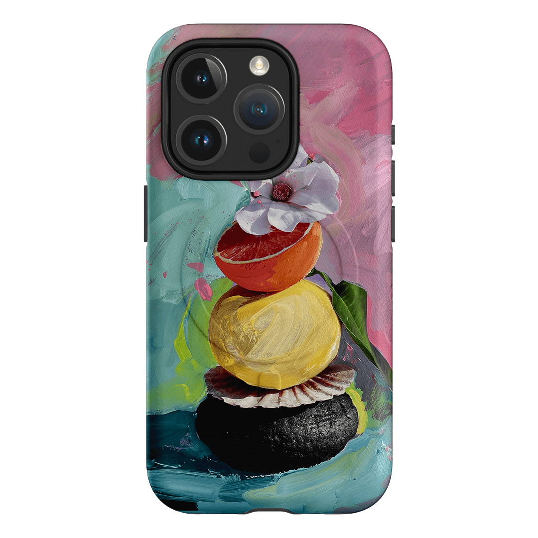 Pink Splash Printed Phone Cases iPhone 15 Pro / Armoured MagSafe by Nicole Nelius - The Dairy