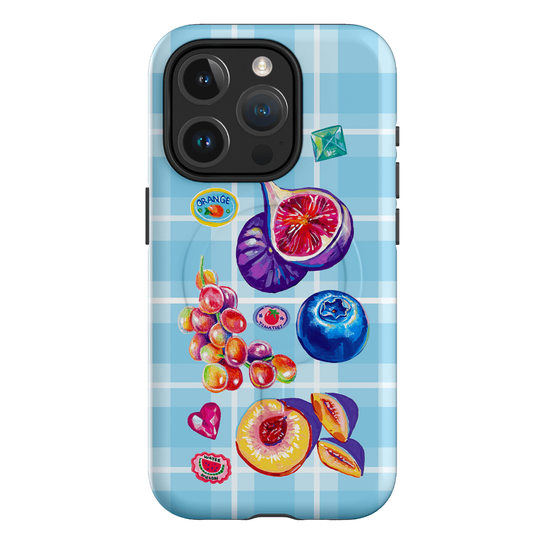 Plaid Picnic Printed Phone Cases iPhone 15 Pro / Armoured MagSafe by Femke Studio - The Dairy