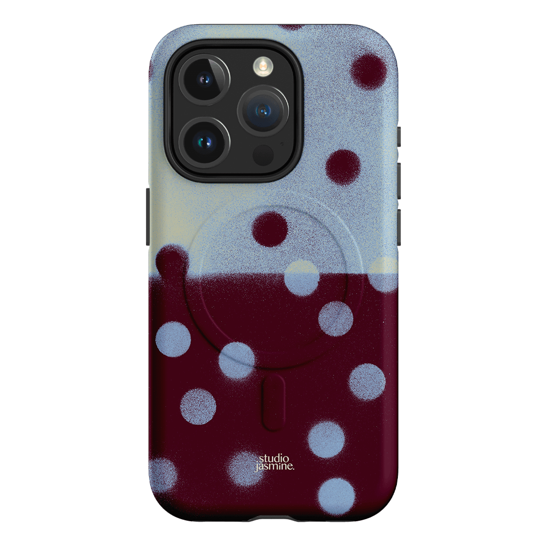 Plum Polka Dot
