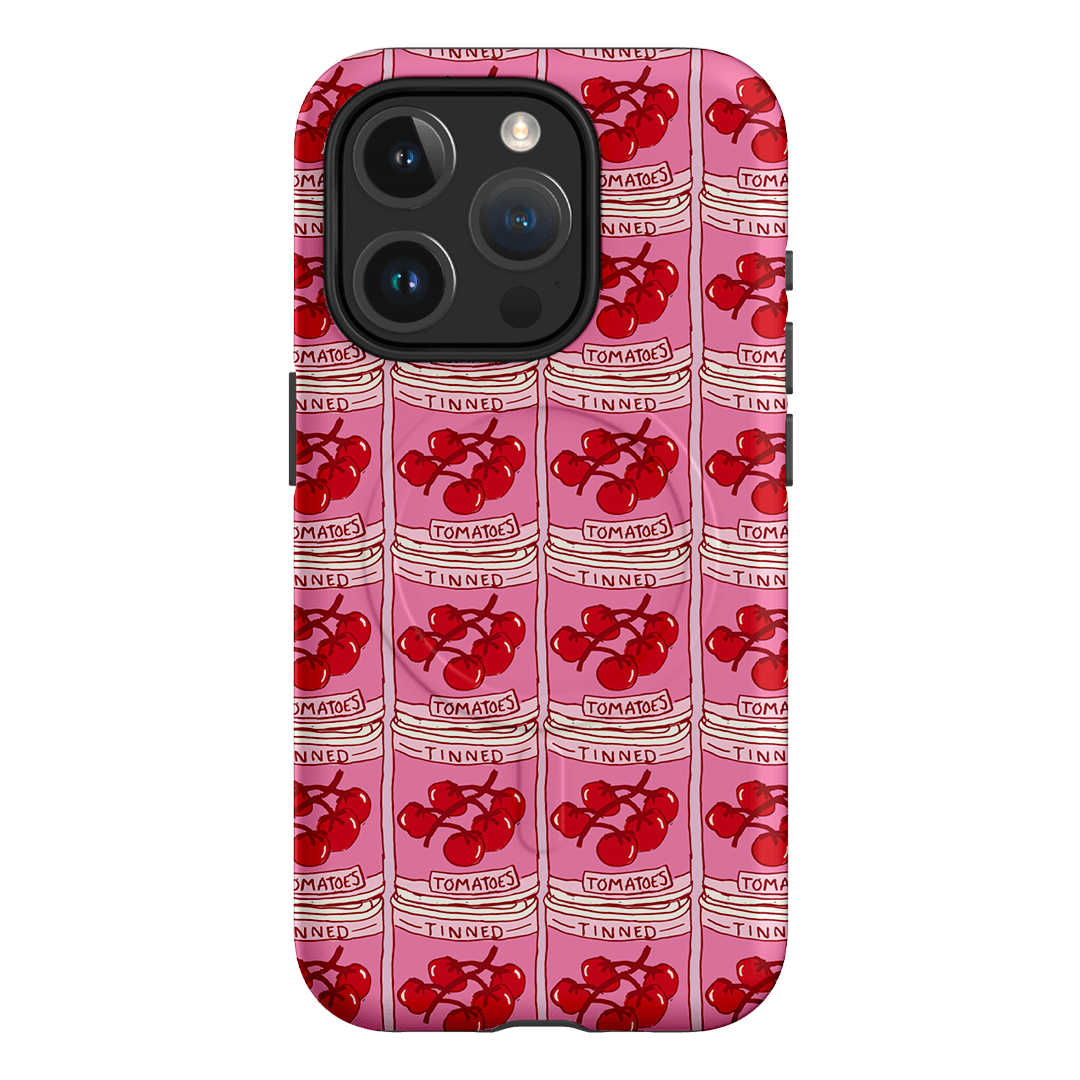 Tinned Tomatoes Printed Phone Cases iPhone 15 Pro / Armoured MagSafe by The Dairy - The Dairy