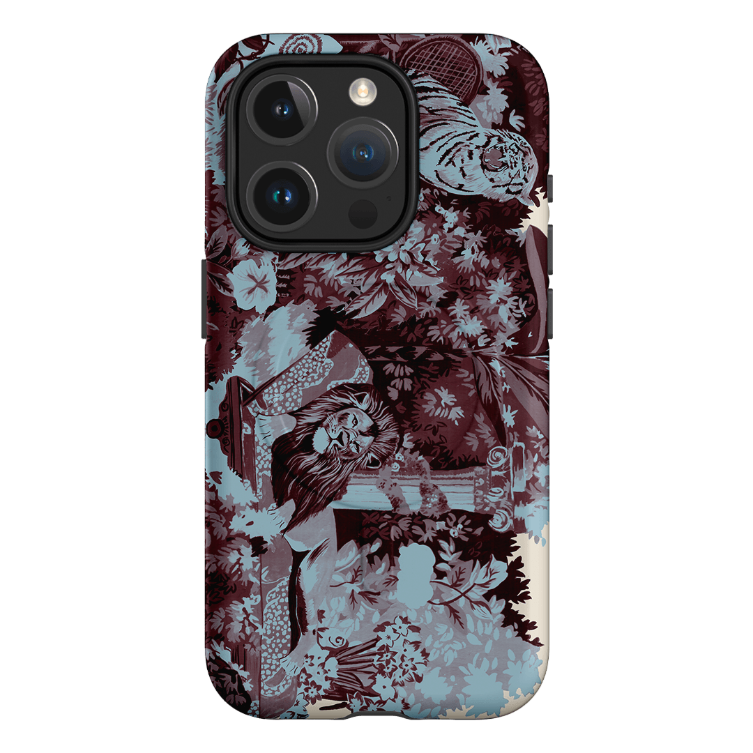Tippi Blue Printed Phone Cases iPhone 15 Pro / Armoured MagSafe by Desmond & Dempsey - The Dairy