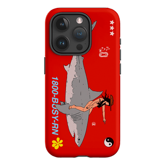 1800-Busy Rn in Red Printed Phone Cases iPhone 15 Pro / Armoured by Easty Beasty - The Dairy