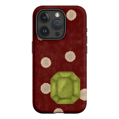 August Peridot Printed Phone Cases iPhone 15 Pro / Armoured by Joiana - The Dairy