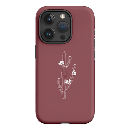 Cactus Flower Printed Phone Cases iPhone 15 Pro / Armoured by Typoflora - The Dairy