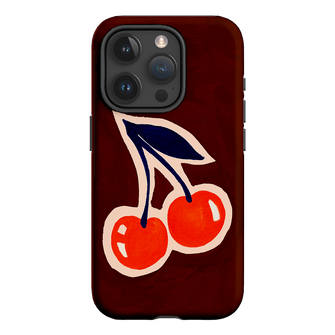 Cherries Printed Phone Cases iPhone 15 Pro / Armoured by Studio Bon - The Dairy