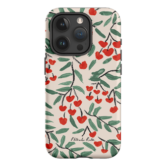 Cherry Love Printed Phone Cases iPhone 15 Pro / Armoured by Phthalo Ruth - The Dairy