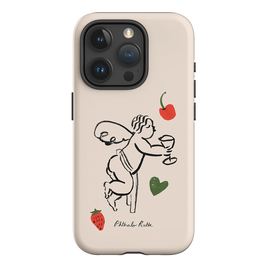 Cherub Printed Phone Cases iPhone 15 Pro / Armoured by Phthalo Ruth - The Dairy