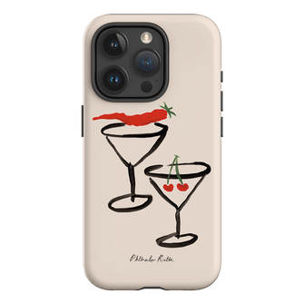 Chili Cherry Printed Phone Cases iPhone 15 Pro / Armoured by Phthalo Ruth - The Dairy