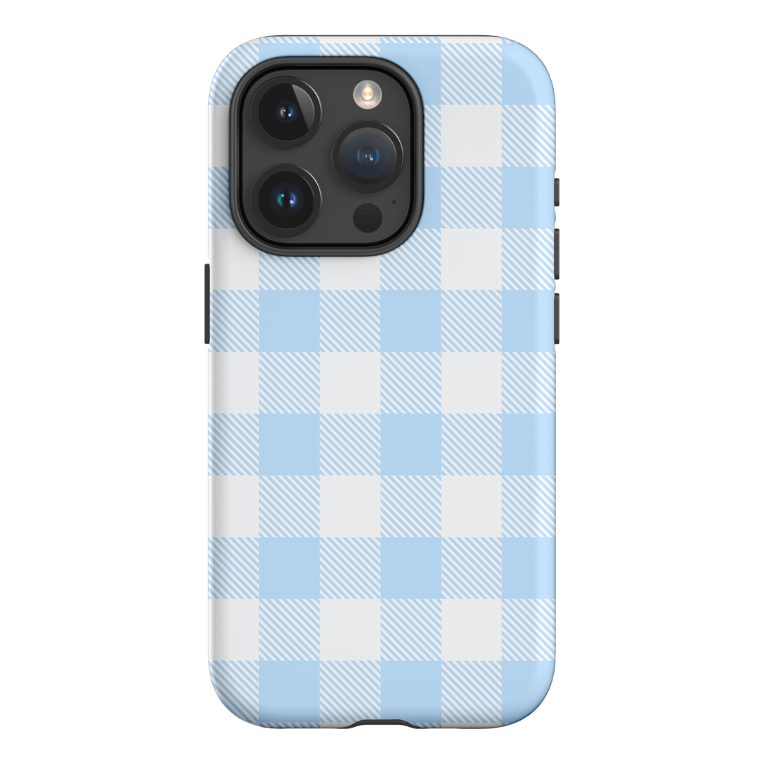 Cloud Plaid Printed Phone Cases iPhone 15 Pro / Armoured by The Dairy - The Dairy
