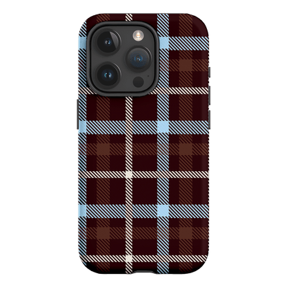 Coco Plaid Printed Phone Cases iPhone 15 Pro / Armoured by The Dairy - The Dairy