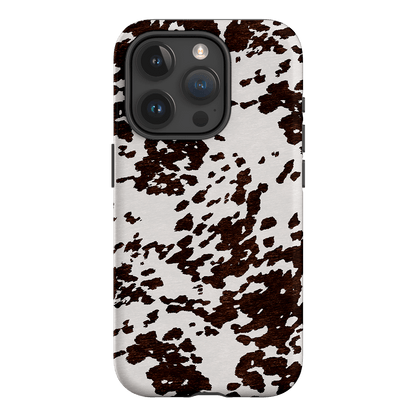Cowhide Charm Printed Phone Cases iPhone 15 Pro / Armoured by The Dairy - The Dairy