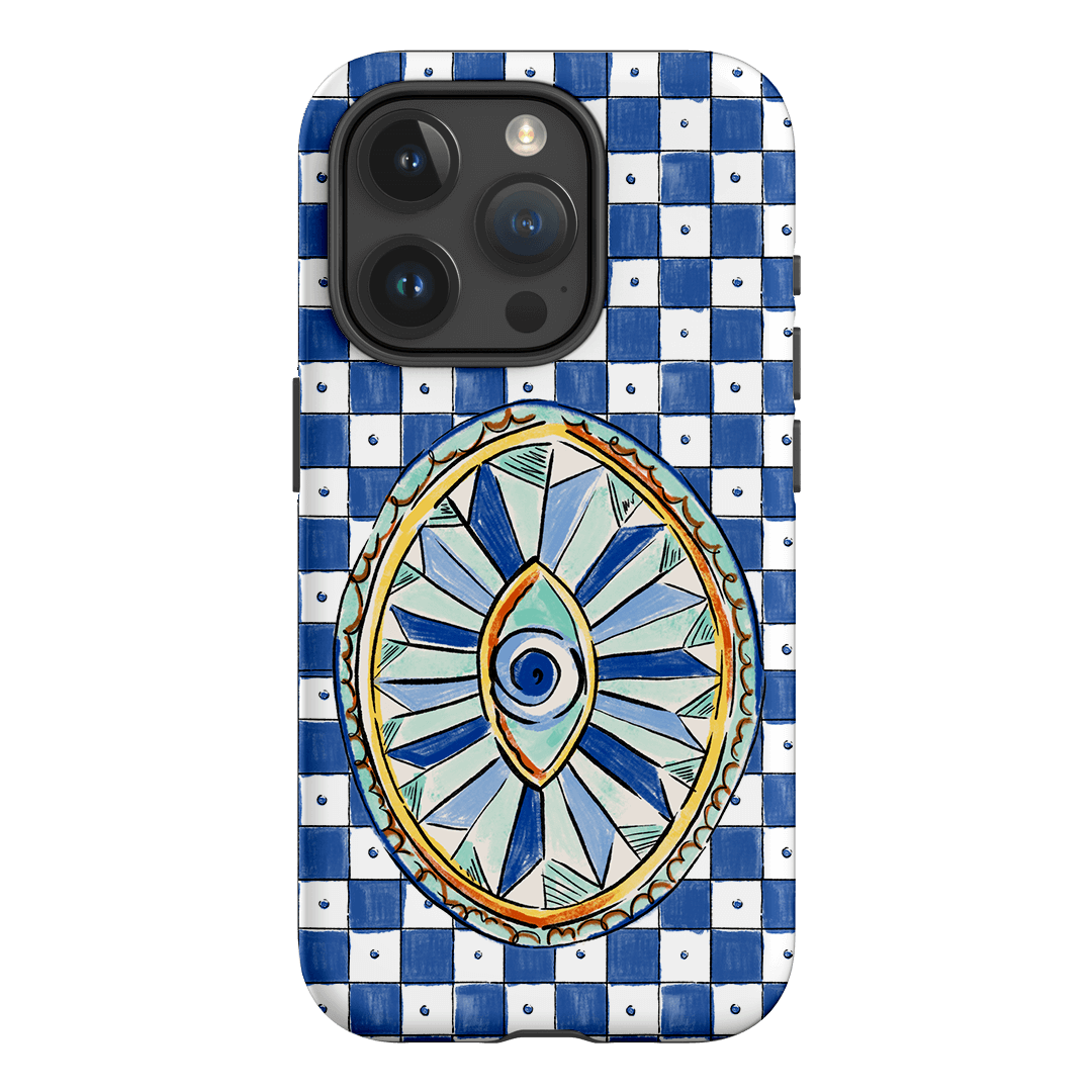 Evil Eye Printed Phone Cases iPhone 15 Pro / Armoured by Fenton & Fenton - The Dairy