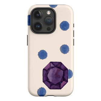 February Amethyst Printed Phone Cases iPhone 15 Pro / Armoured by Joiana - The Dairy