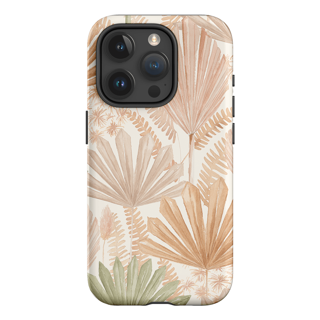 Golden Palm Printed Phone Cases iPhone 15 Pro / Armoured by Cass Deller - The Dairy