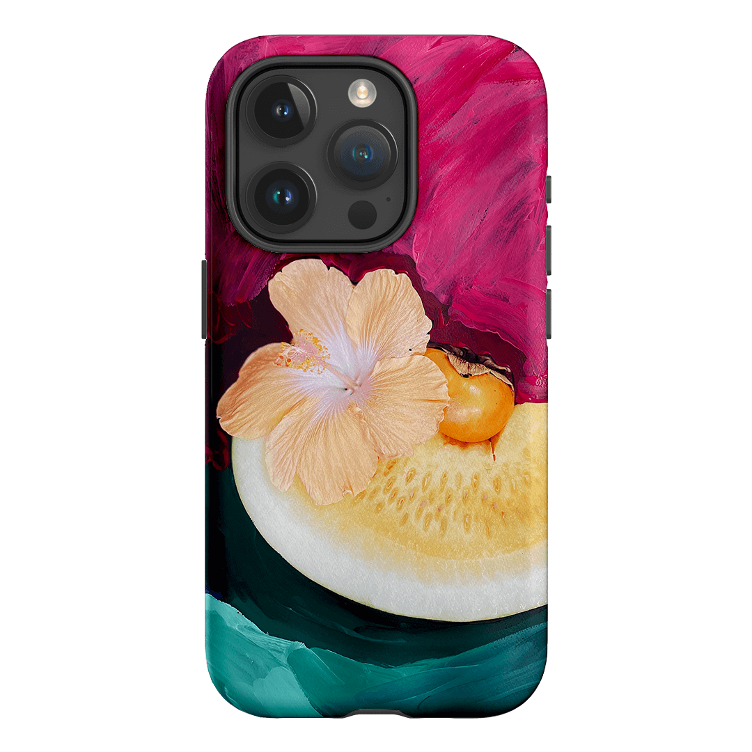 Hibiscus Melon Printed Phone Cases iPhone 15 Pro / Armoured by Nicole Nelius - The Dairy