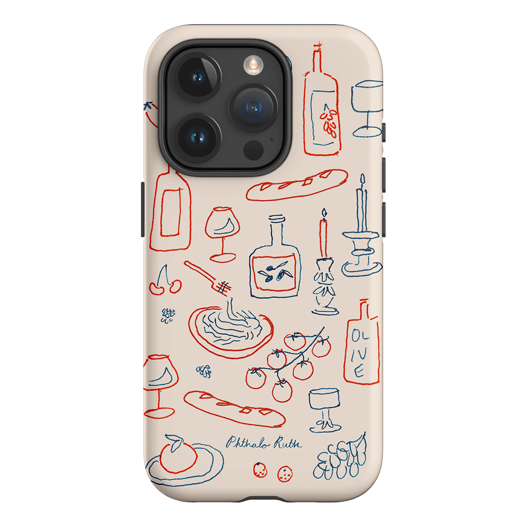 Italian Fare Printed Phone Cases iPhone 15 Pro / Armoured by Phthalo Ruth - The Dairy