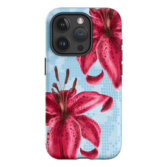 Lillies Printed Phone Cases iPhone 15 Pro / Armoured by Sally Hungerford - The Dairy