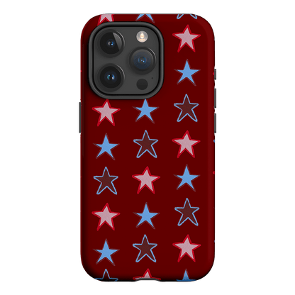 Lucky Stars Rouge Printed Phone Cases iPhone 15 Pro / Armoured by BG. Studio - The Dairy