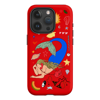 Mermaid Salad Scarlet Printed Phone Cases iPhone 15 Pro / Armoured by Easty Beasty - The Dairy