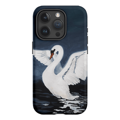 Midnight Swan Printed Phone Cases iPhone 15 Pro / Armoured by Lisa Hu - The Dairy