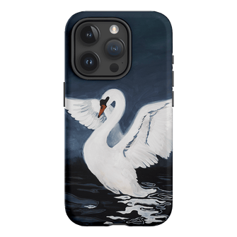 Midnight Swan Printed Phone Cases iPhone 15 Pro / Armoured by Lisa Hu - The Dairy