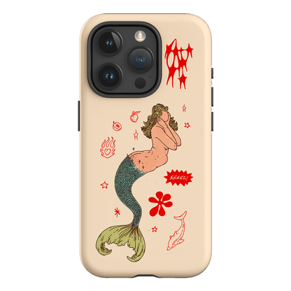 Mimi Cream Printed Phone Cases iPhone 15 Pro / Armoured by Easty Beasty - The Dairy