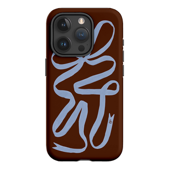 Mocha Ribbon Printed Phone Cases by Jasmine Dowling - The Dairy