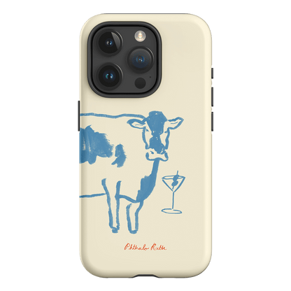 Mootini Blue Printed Phone Cases iPhone 15 Pro / Armoured by Phthalo Ruth - The Dairy