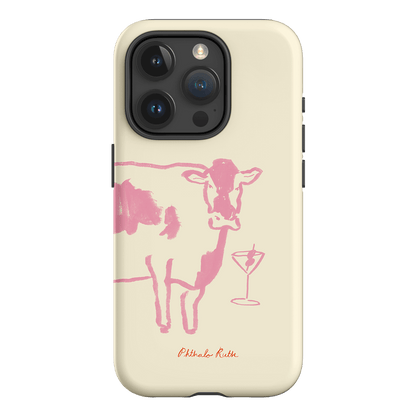 Mootini Pink Printed Phone Cases iPhone 15 Pro / Armoured by Phthalo Ruth - The Dairy
