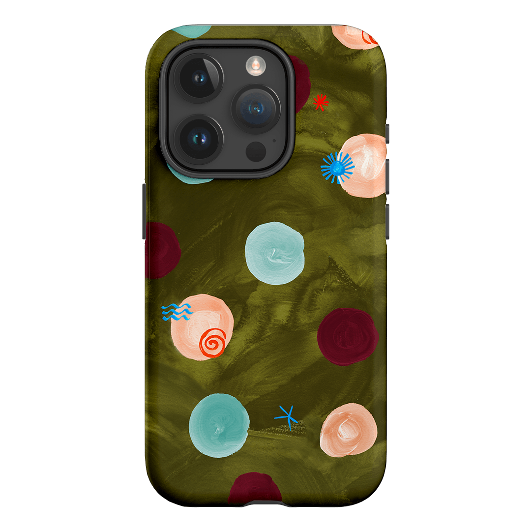 Olive Spot Printed Phone Cases iPhone 15 Pro / Armoured by Charlie Taylor - The Dairy