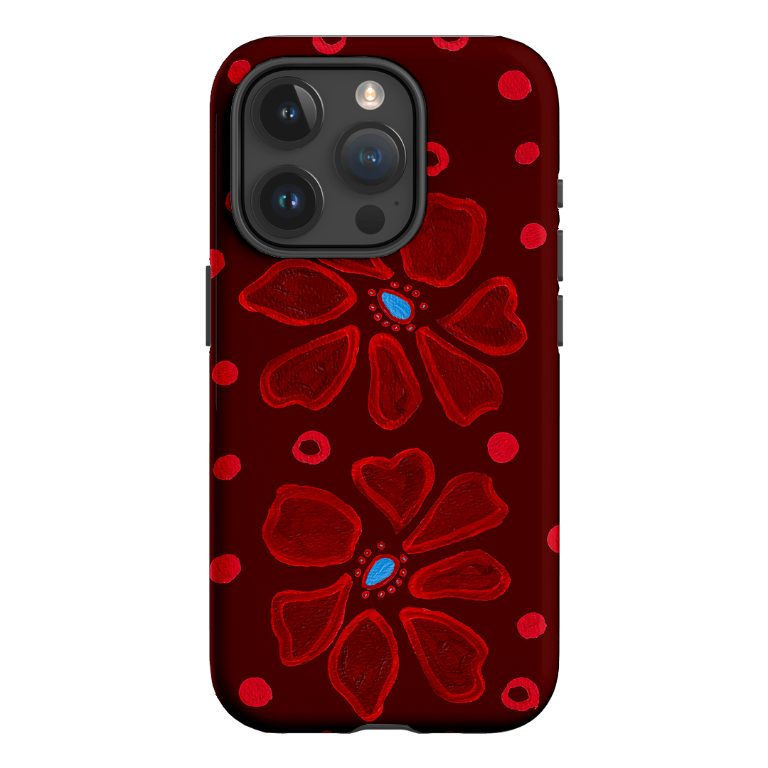 Painted Petal Rouge Printed Phone Cases iPhone 15 Pro / Armoured by BG. Studio - The Dairy