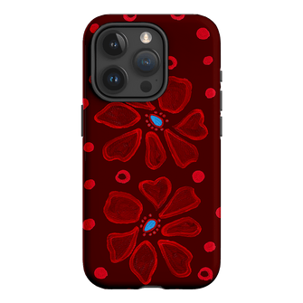 Painted Petal Rouge Printed Phone Cases iPhone 15 Pro / Armoured by BG. Studio - The Dairy