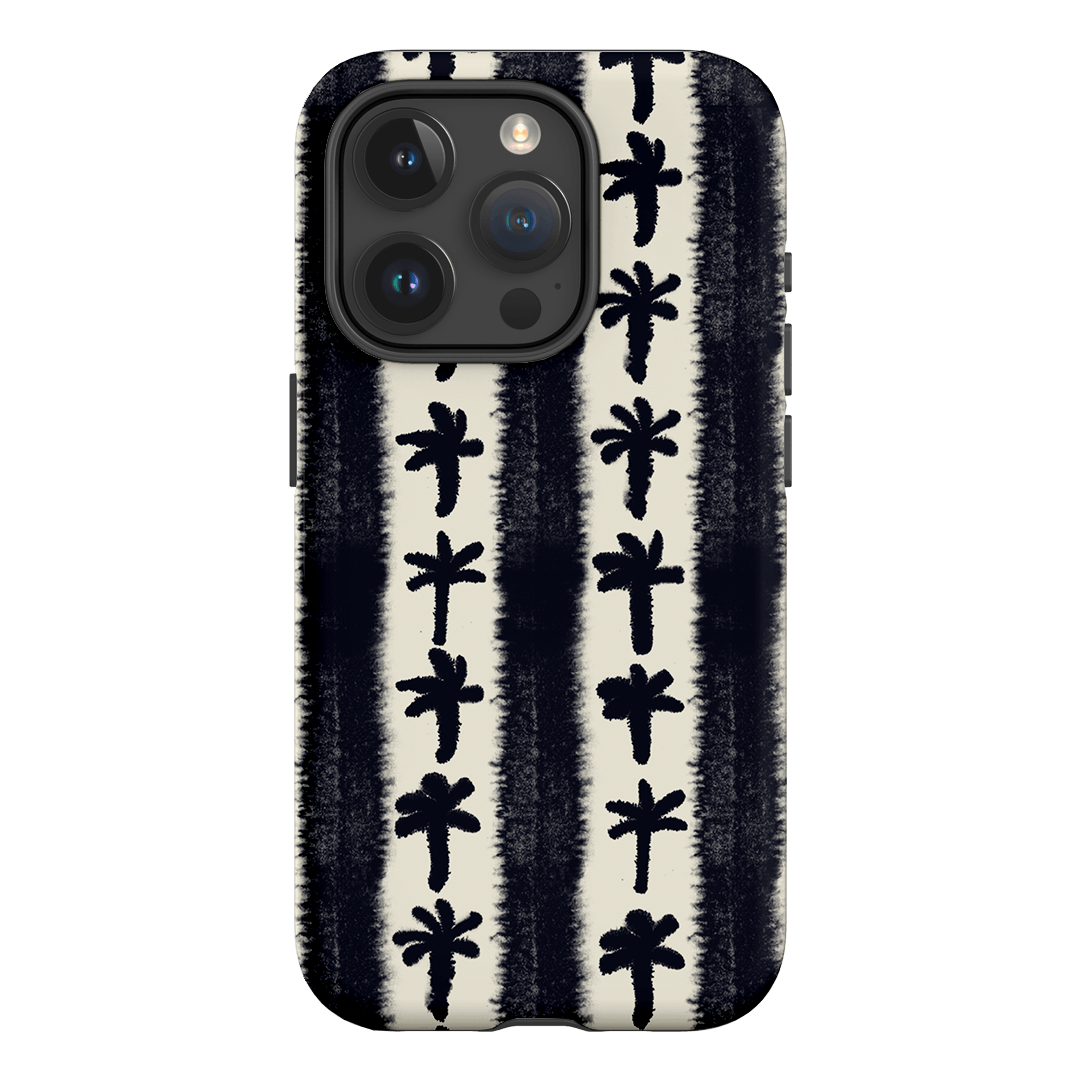 Palm Stripe Printed Phone Cases iPhone 15 Pro / Armoured by Desmond & Dempsey - The Dairy