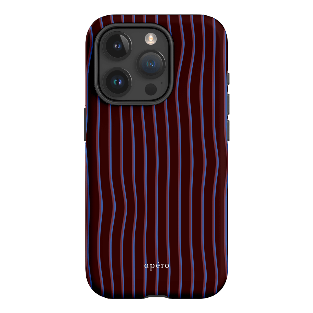 Panama Burgundy Printed Phone Cases iPhone 15 Pro / Armoured by Apero - The Dairy