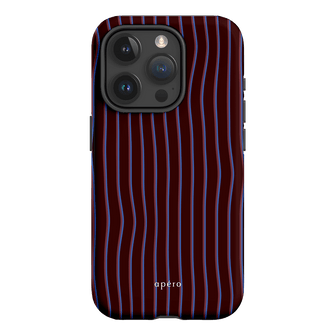 Panama Burgundy Printed Phone Cases iPhone 15 Pro / Armoured by Apero - The Dairy