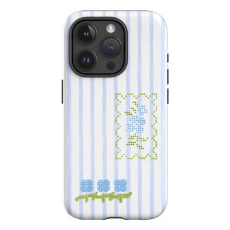 Patchwork Blue Printed Phone Cases iPhone 15 Pro / Armoured by Kayla Carr - The Dairy