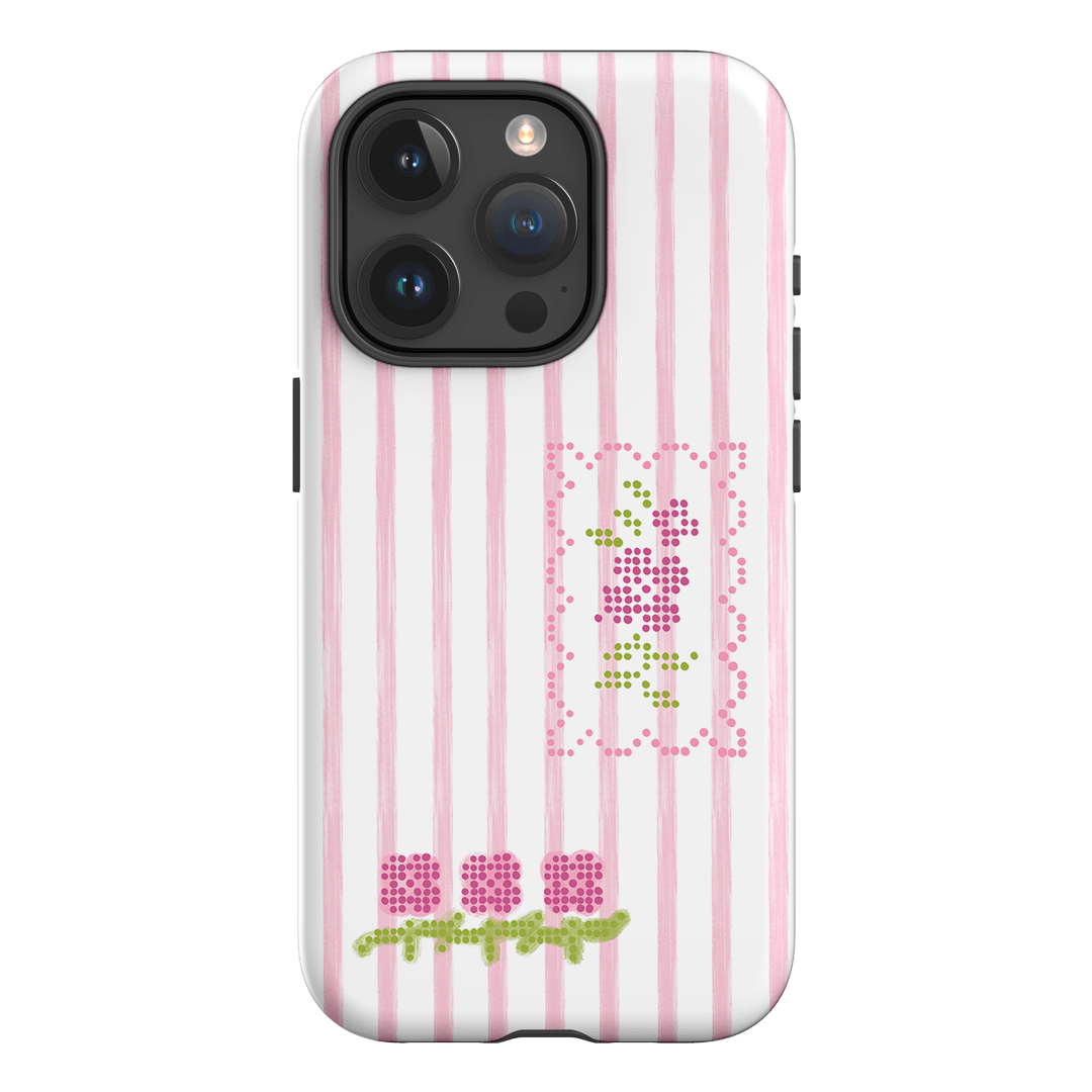 Patchwork Pink Printed Phone Cases iPhone 15 Pro / Armoured by Kayla Carr - The Dairy