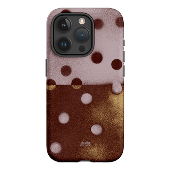 Rust Polka Dot Printed Phone Cases iPhone 15 Pro / Armoured by Jasmine Dowling - The Dairy