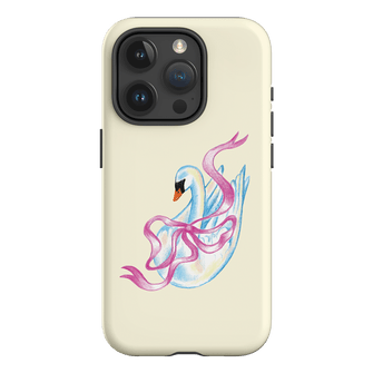 Satin Swan Printed Phone Cases iPhone 15 Pro / Armoured by Femke Studio - The Dairy