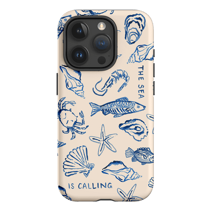 Sea Call Printed Phone Cases iPhone 15 Pro / Armoured by Cass Deller - The Dairy