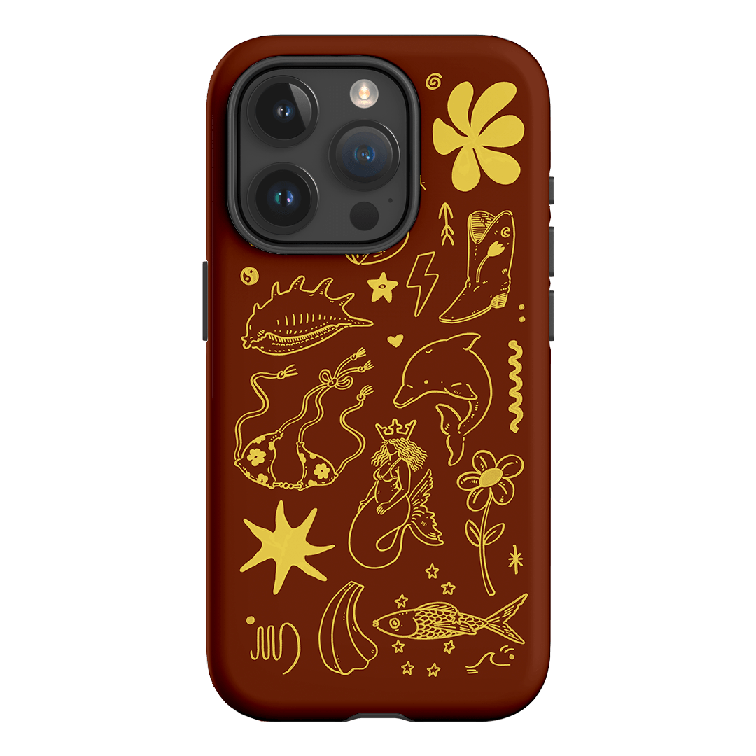 Spiced Cowboy Chocolate Printed Phone Cases iPhone 15 Pro / Armoured by Easty Beasty - The Dairy