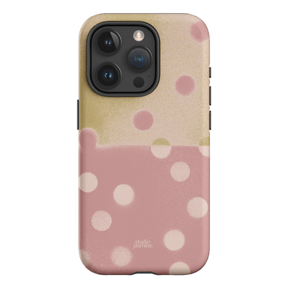 Strawberry Polka Dot Printed Phone Cases iPhone 15 Pro / Armoured by Jasmine Dowling - The Dairy