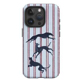 Stripey Hounds Printed Phone Cases iPhone 15 Pro / Armoured by Lisa Hu - The Dairy