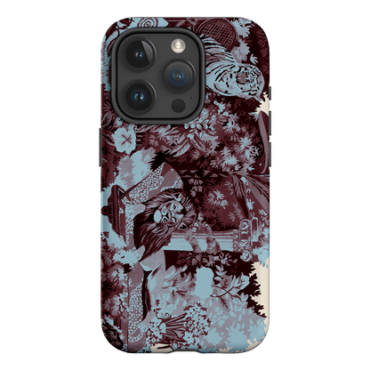 Tippi Blue Printed Phone Cases iPhone 15 Pro / Armoured by Desmond & Dempsey - The Dairy