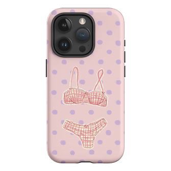 Vintage Gingham Printed Phone Cases iPhone 15 Pro / Armoured by Kayla Carr - The Dairy