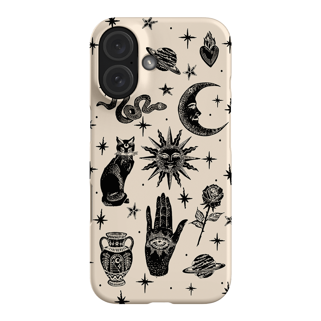 Astro Flash Beige Printed Phone Cases iPhone 16 / Snap by Veronica Tucker - The Dairy