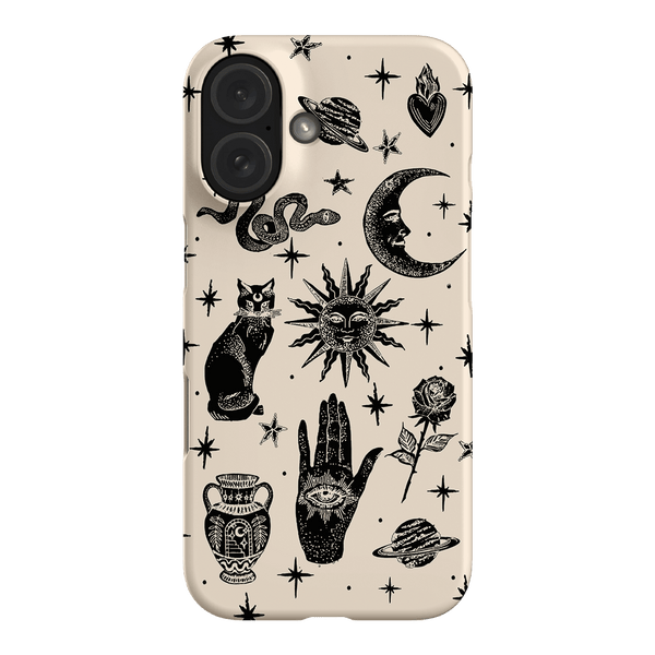 Astro Flash Beige Printed Phone Cases iPhone 16 / Armoured by Veronica Tucker - The Dairy