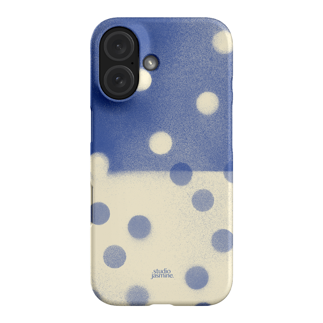 Bleu Polka Dot Printed Phone Cases iPhone 16 / Snap by Jasmine Dowling - The Dairy