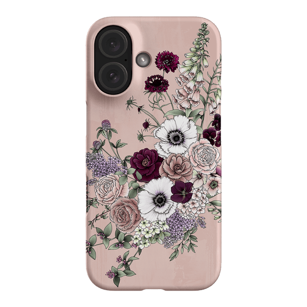 Blush Wildflowers Printed Phone Cases iPhone 16 / Armoured by Typoflora - The Dairy