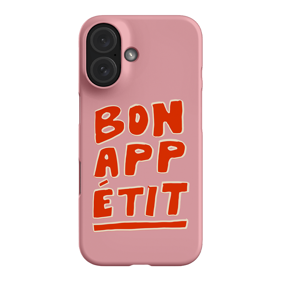 Bon Appetit Pink Printed Phone Cases iPhone 16 / Snap by The Dairy - The Dairy